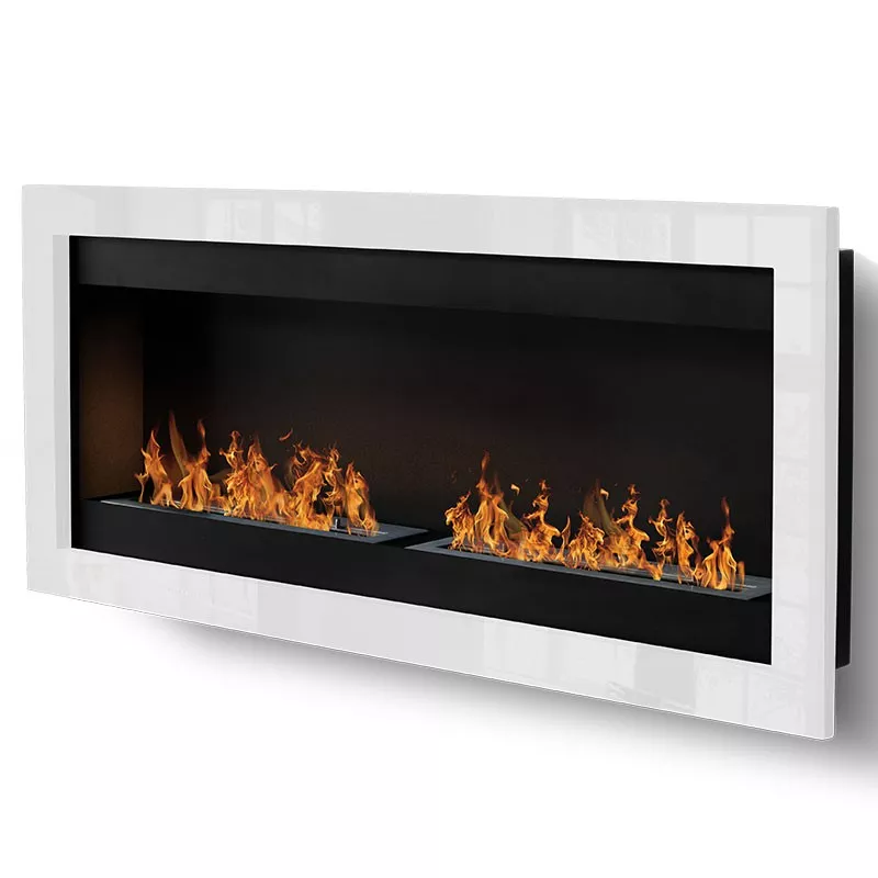 SevenFire Chimenea de etanol XL 4 quemadores Color Blanco Tamaño 2 quemadores