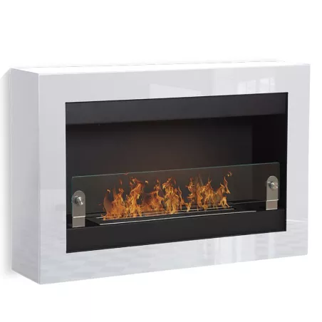 Chimenea de dos fuegos Vigo Color Blanco