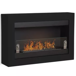 Chimenea de etanol negra Vigo