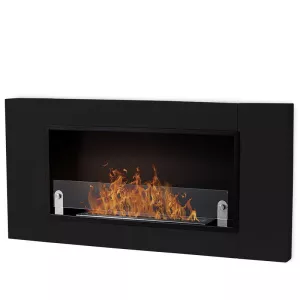 Chimenea de bioetanol negra Cythera