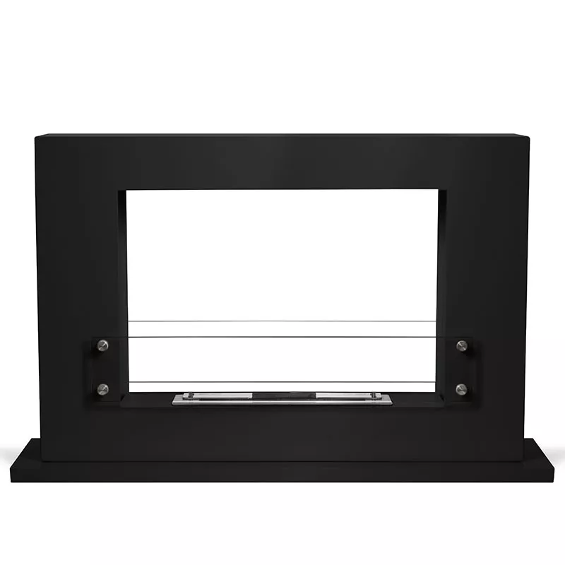 Suelo radiante ecológico Athena 100cm 3kW Color Negro Quemador 2.2L/4kW