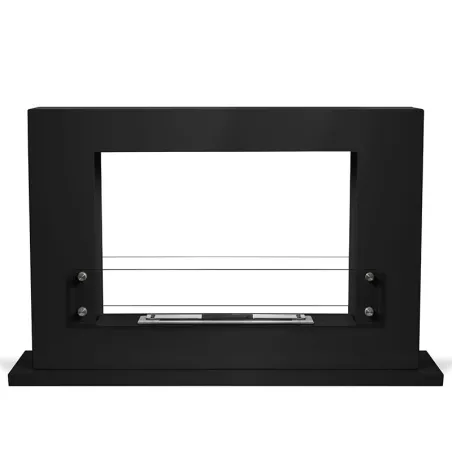 Suelo radiante ecológico Athena 100cm 3kW Color Negro Quemador 2.2L/4kW