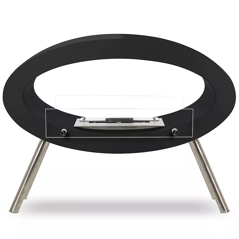 Chimenea independiente Ambroise Color Negro