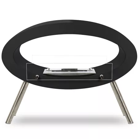 Chimenea independiente Ambroise Color Negro