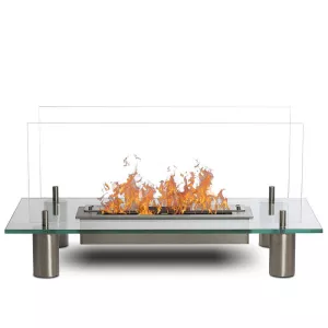 Chimenea de etanol de cristal