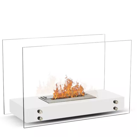 Chimeneas de suelo Ottawa Color Blanco Quemador 1.5L/3kW