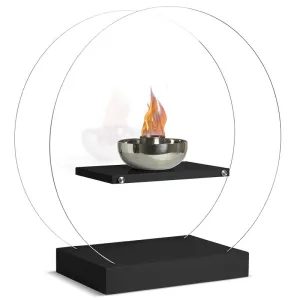 Chimenea de etanol negra Roundo