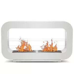 Chimenea de etanol blanca Rubis