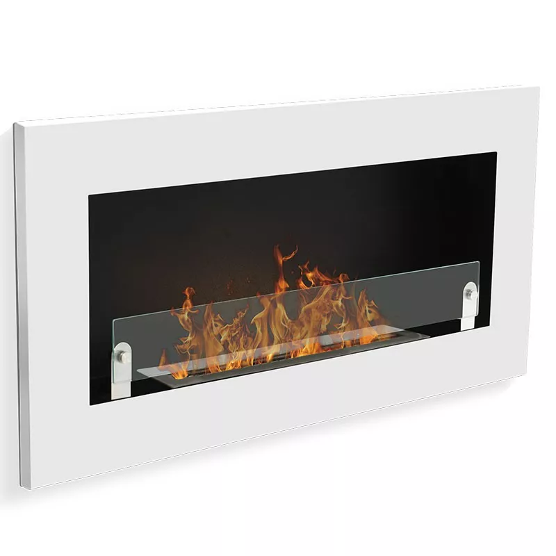 Novochimenea de etanol de dos quemadores Color Blanco