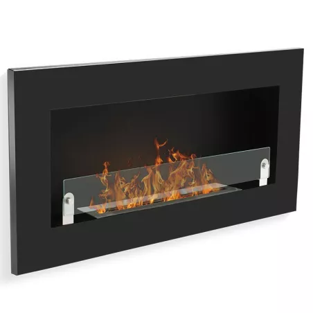 Novochimenea de etanol de dos quemadores Color Negro