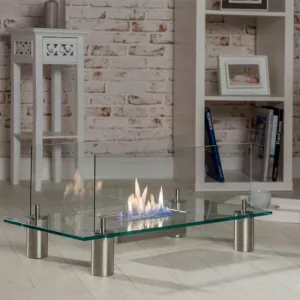 Chimenea de etanol de cristal