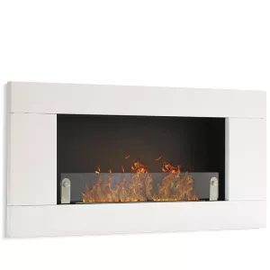chimenea de bioetanol Calvi blanca