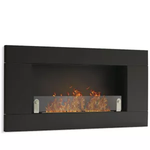 chimenea de bioetanol Calvi negra