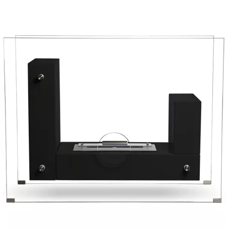 Chimenea ecológica de pie Médina Color Negro