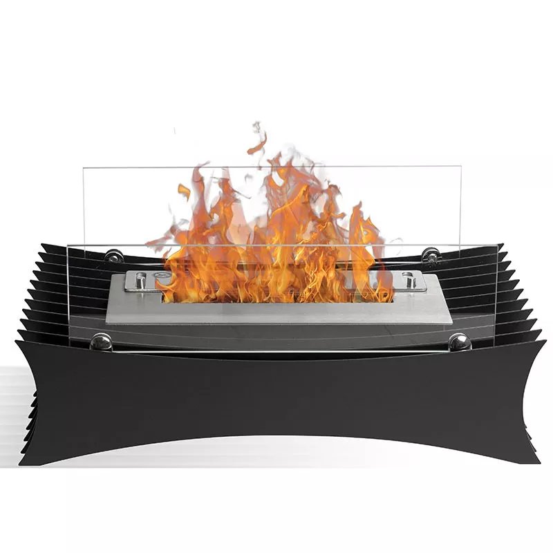 Toscana, chimenea independiente de 3 kW. Color Negro