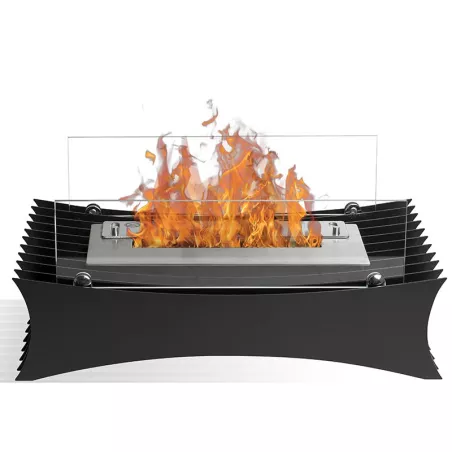 Toscana, chimenea independiente de 3 kW. Color Negro