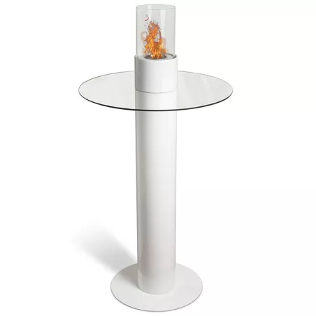 Mesa de etanol independiente Bistro Color Blanco