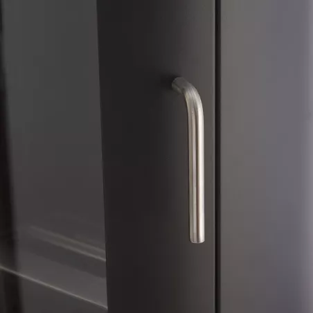 Estufa de etanol de leña Bari de 3 kW Color Negro