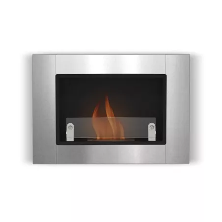 Chimenea mural de 1 quemador Angel Color Acero inoxidable cepillado