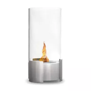 Chimenea de etanol redonda de cristal Twister