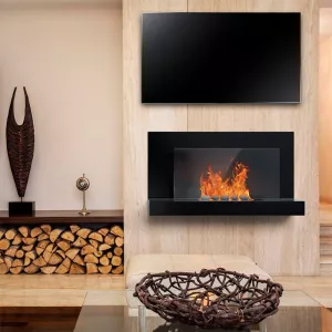 Chimenea de etanol portátil Oslo, 90x50x25cm