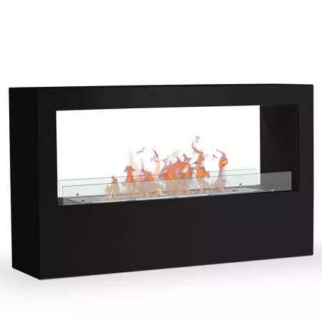 Chimenea XXL andromède, quemador 80 cm Color Negro