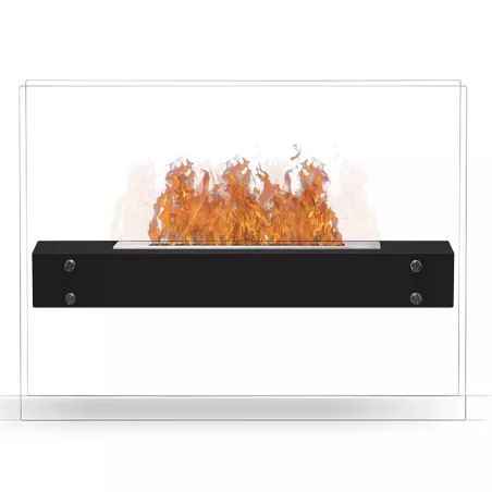 Zaphir Chimenea de etanol independiente 3 kW Color Negro Quemador 3L/6,5kW