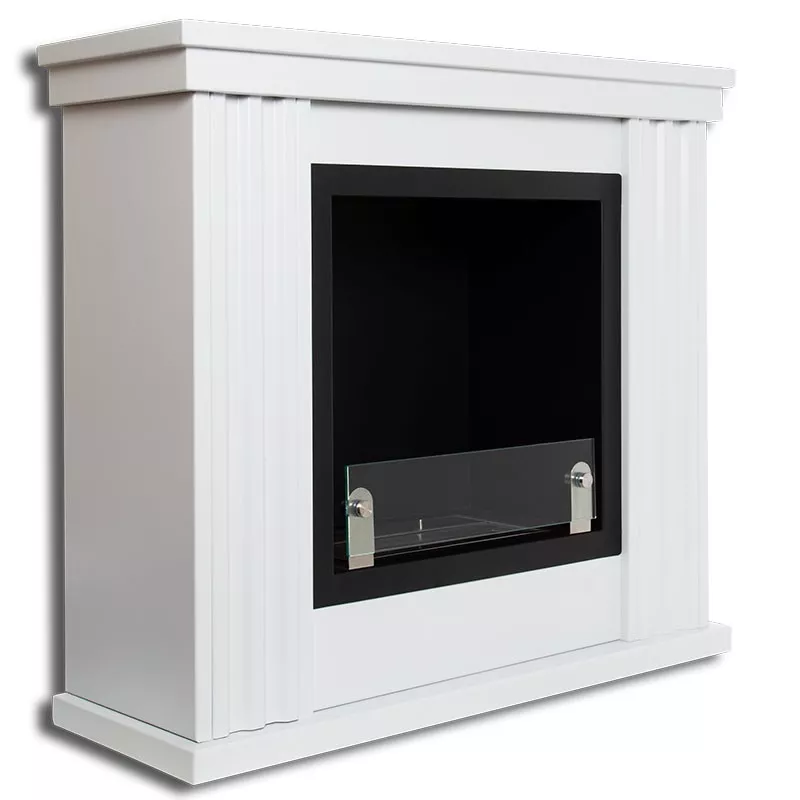 Chimenea de bioetanol haussmanniana Color Blanco