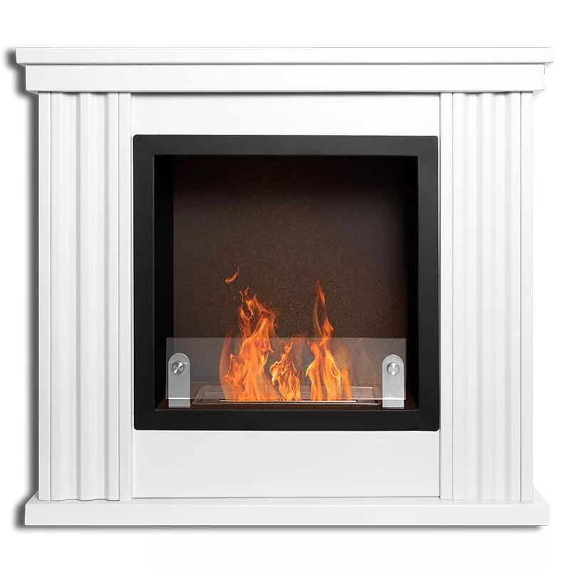 Chimenea de bioetanol haussmanniana Color Blanco