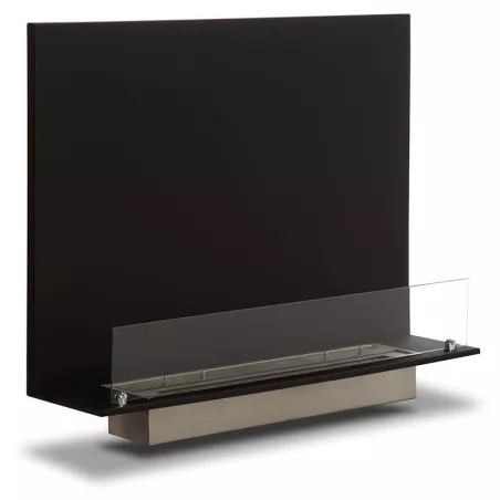 Placas de acero negro para decorar su quemador de bioetanol Anchura de la chapa de acero Placas de 75 cm para quemador de 52 cm