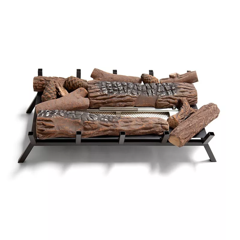 Chimenea de bioetanol de 61 cm Color Negro