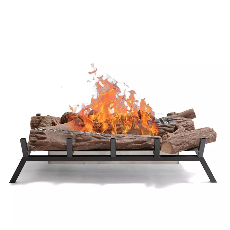 Chimenea de bioetanol de 61 cm Color Negro