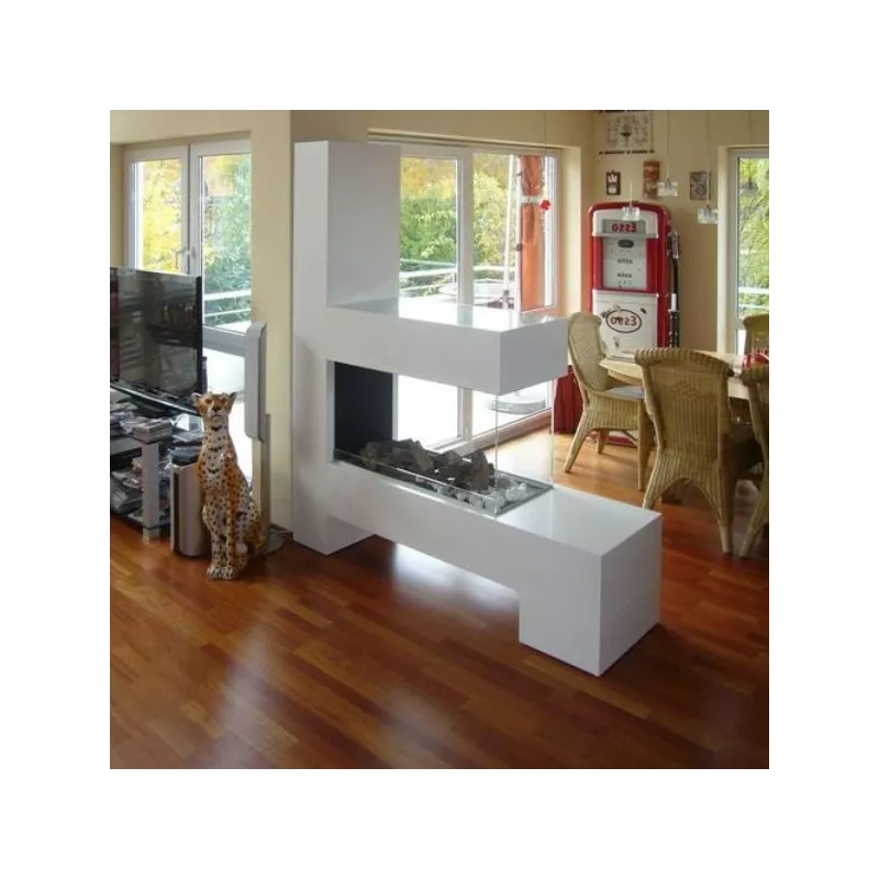 Gran chimenea Montecarle 8.000 vatios : Wikao Color Blanco