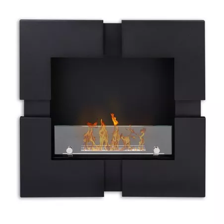 Quattro Chimenea de etanol : Wikao hogar y diseño Color Negro