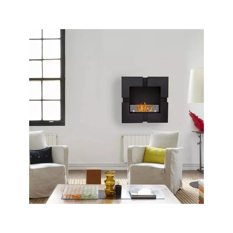 Quattro Chimenea de etanol : Wikao hogar y diseño Color Acero inoxidable cepillado