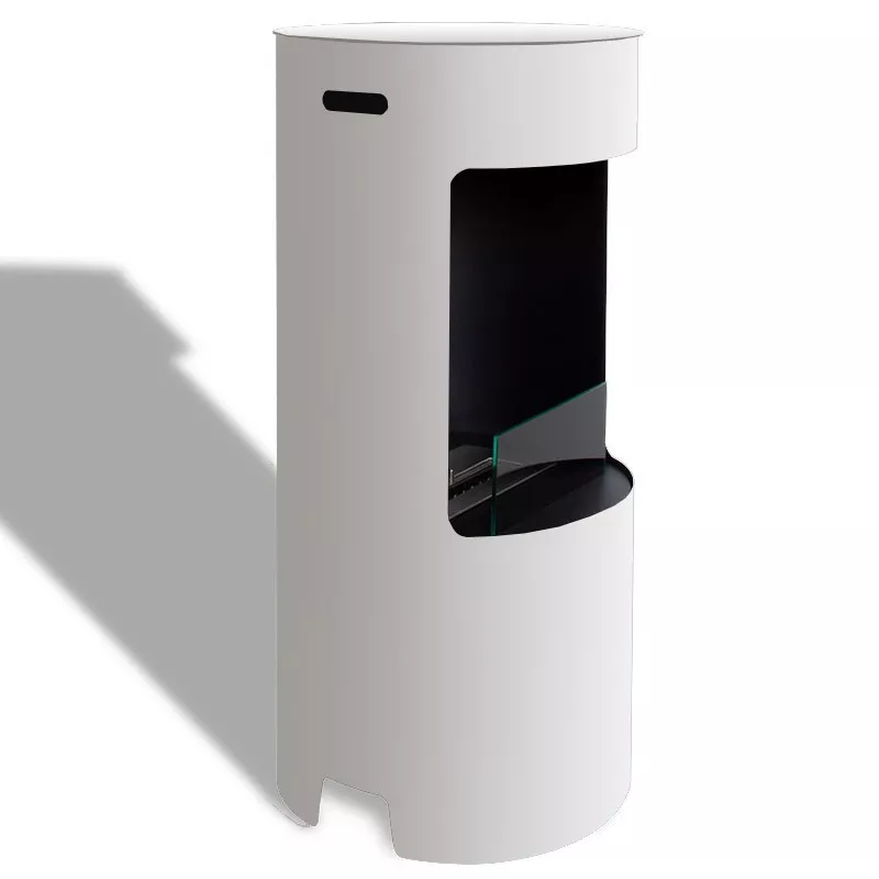 Estufa de etanol Lecco Color Blanco brillante