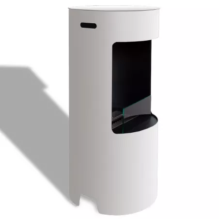 Estufa de etanol Lecco Color Blanco brillante