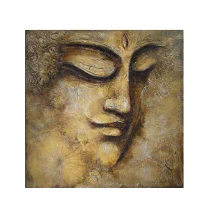 Pintura facial Buda de oro, 1 metro