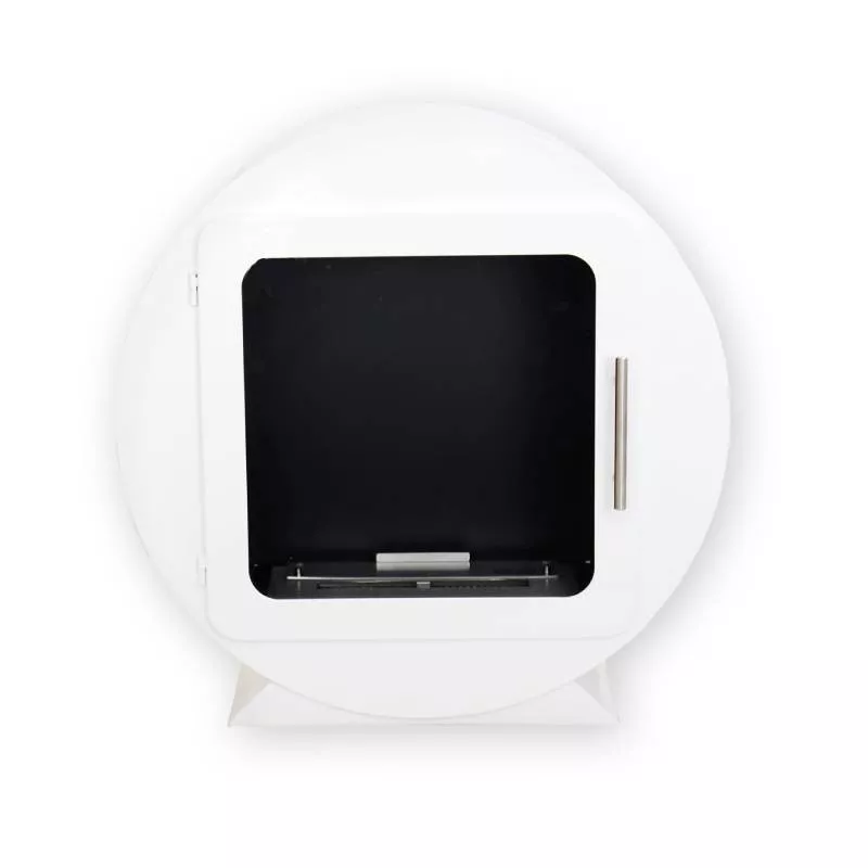 Chimenea de etanol cilíndrica - Ovedia Color Blanco brillante