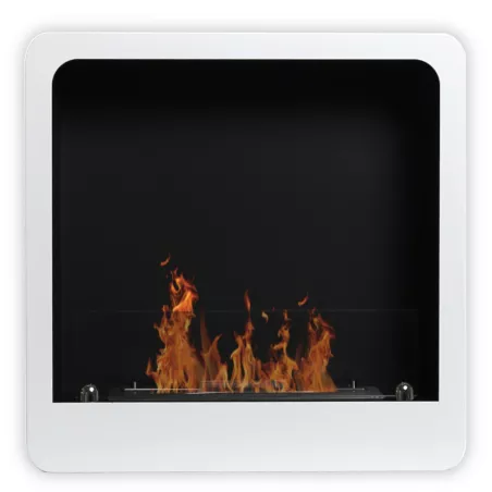 Chimenea de etanol de diseño - Arcadia Color Blanco brillante
