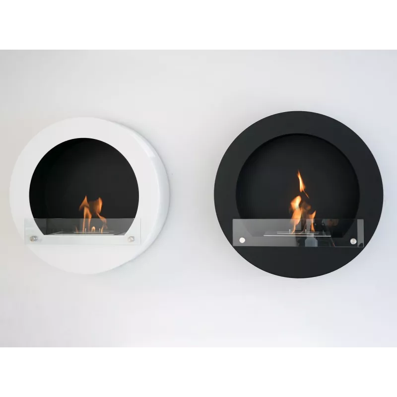 Chimenea de etanol redonda Hublo Color Blanco