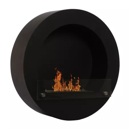 Chimenea de etanol redonda Hublo Color Negro