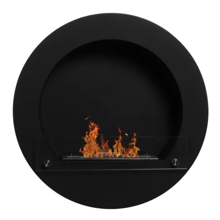 Chimenea de etanol redonda Hublo Color Negro