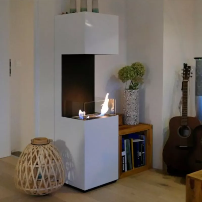Chimenea de etanol independiente Libao Color Blanco