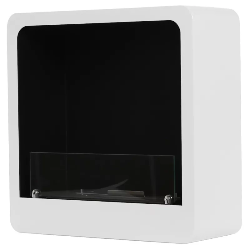 Chimenea de etanol de diseño - Arcadia Color Blanco brillante