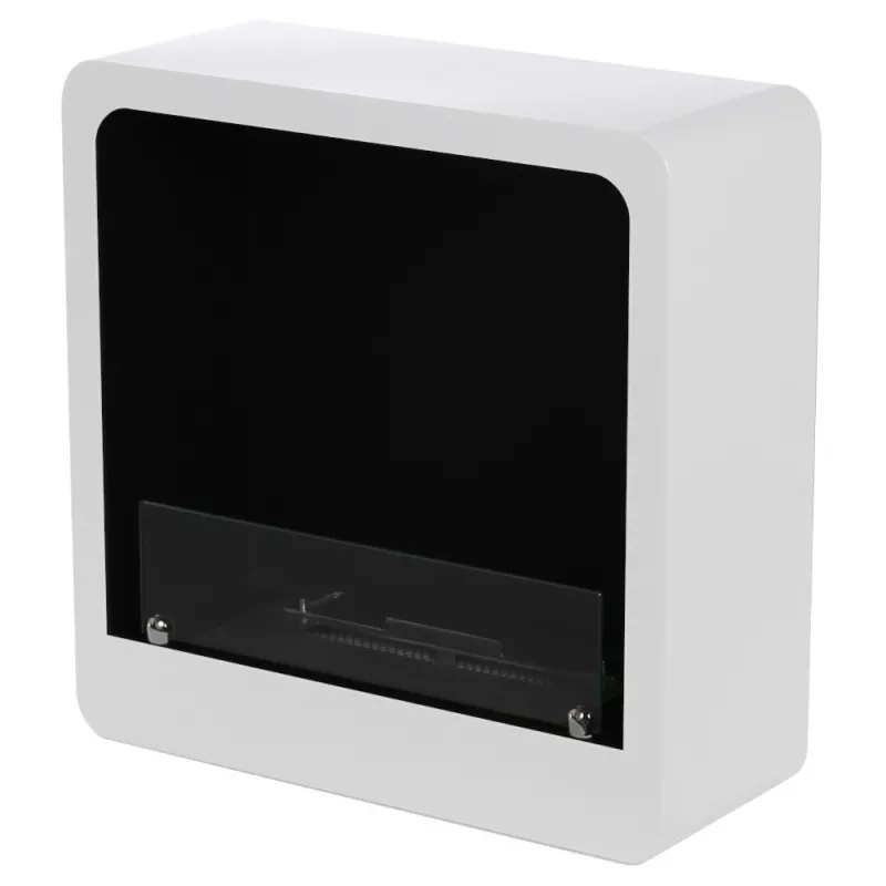 Chimenea de etanol de diseño - Arcadia Color Blanco brillante