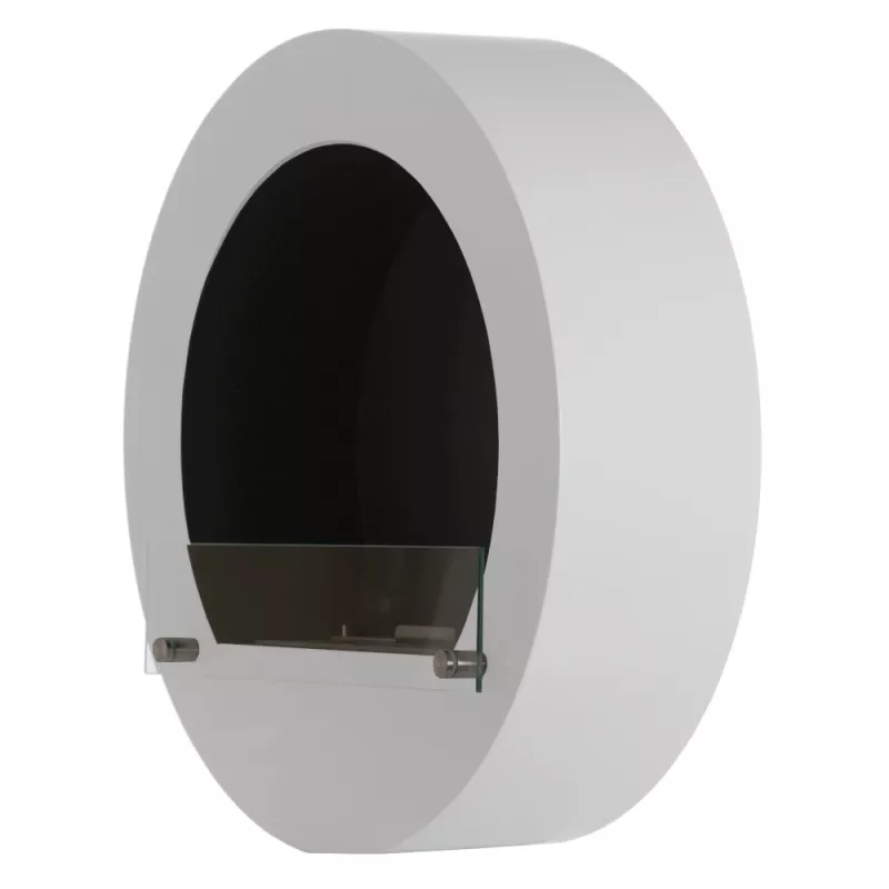 Chimenea de etanol redonda Hublo Color Blanco