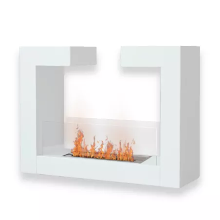 Chimenea de etanol autoportante - Berlin XL Color Blanco