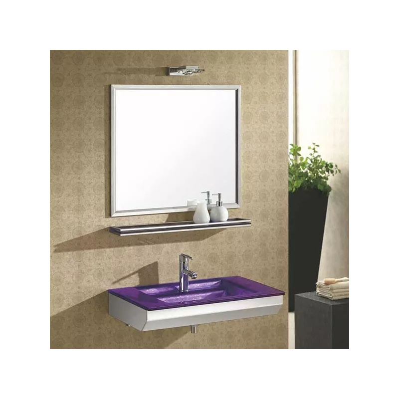 Lavabo de cristal ciruela esmeralda : Wikao hogar y diseño Color Ciruela
