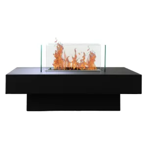 Mesa de centro Milena con quemador de bioetanol